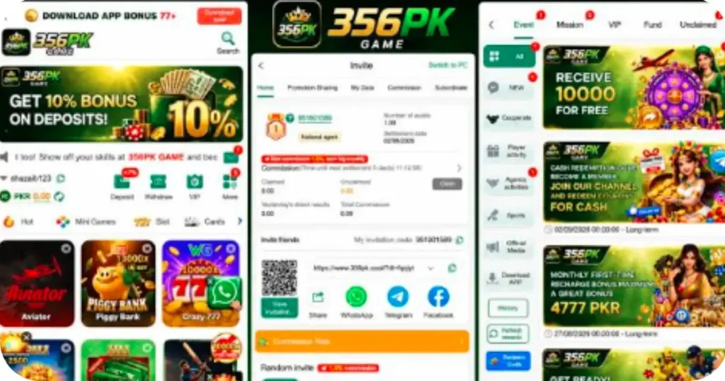 356PK Game for Free Earning App